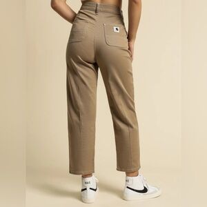 Carhartt WIP Women's Straight Leg Pants - Tan